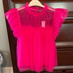 NWT Anthropologie/Sunday in Brooklyn Tulle Top